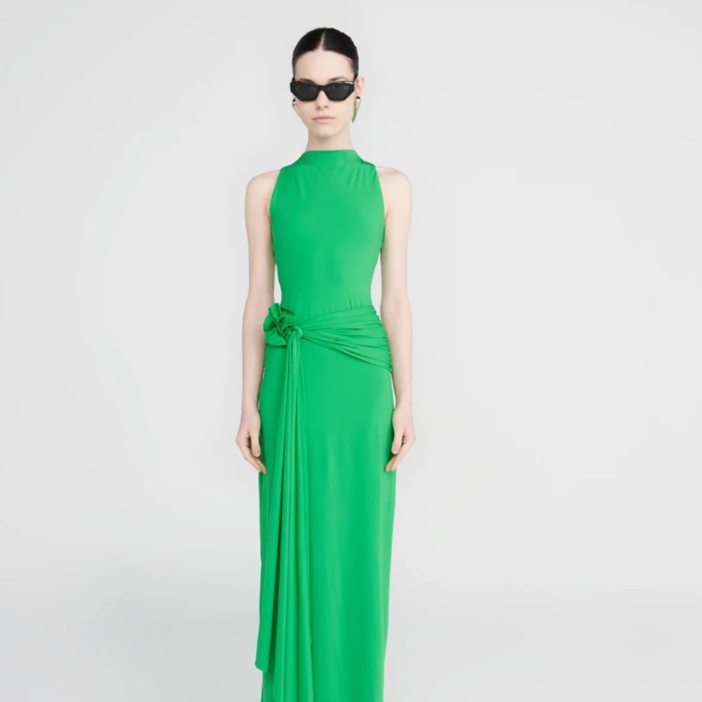 Maygel Coronel Green Dress